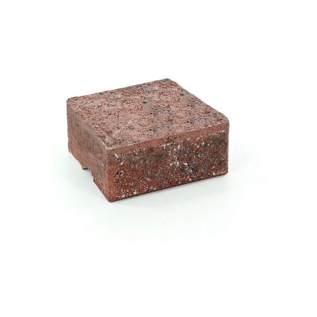 Muurikivi Rudus Muurikko kansikivi 235x235x100 mm sileä punamusta