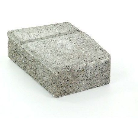 Muurikivi Rudus Muurikko kulmakivi 352x235x100 mm sileä harmaa