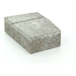 Muurikivi Rudus Muurikko kulmakivi 352x235x100 mm sileä harmaa