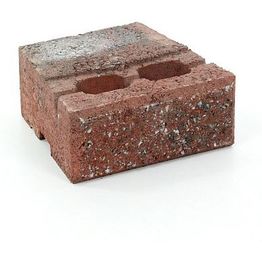 Muurikivi Rudus Muurikko peruskivi 235x235x100 mm sileä punamusta