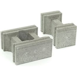 Muurikivi Rudus Paasikko peruskivet 280x140 mm sileä harmaa