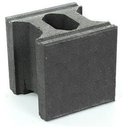 Muurikivi Rudus Paasikko peruskivi 280x280x280 mm sileä musta