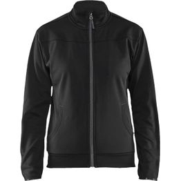 Naisten pusero Blåkläder 3394 vetoketjulla musta/tummanharmaa