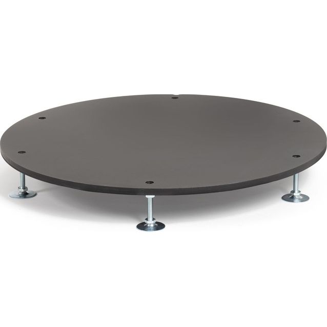 Asennusalusta Aitokiuas, teräs, musta