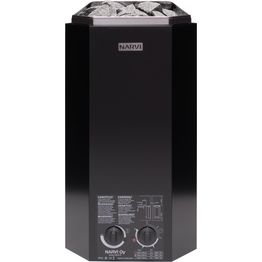 Sähkökiuas Narvi Minex 3,0 kW 2-3 m³ kiinteä ohjaus musta