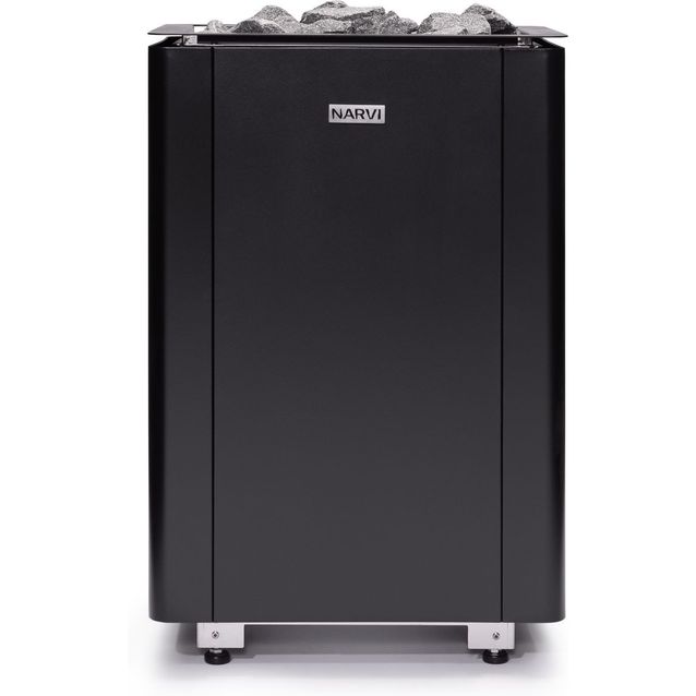 Sähkökiuas Narvi Ultra Small, 9kW, 8-14m3, erillinen ohjaus, musta