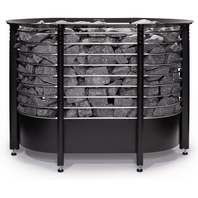 Sähkökiuas Narvi Peak Big 24.0kW 18-56m3 erillinen ohjaus musta