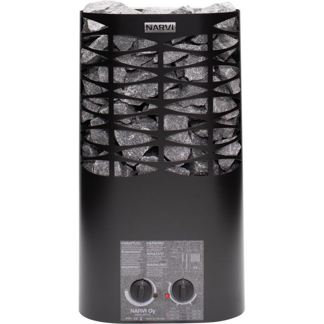 Sähkökiuas Narvi NS Mini 3.0kW 2-3m³ kiinteä ohjaus rst