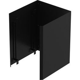 Kiukaan suojaseinäsarja Narvi Kaamos/Black, musta