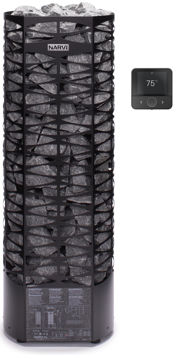 Sähkökiuas Harvia Cilindro Xenio PC70XE Black Steel 7 kW 6-10 m³