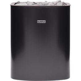 Sähkökiuas Narvi NC Electric 9 kW 9-15  m³ erillinen ohjaus musta