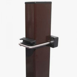 Nelikulmainen aitatolppa AB Polar ruskea 40x60mm korkeus 250cm