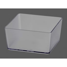 Nelikulmainen laatikko Elfa Utility Home 98x48x98 mm läpinäkyvä