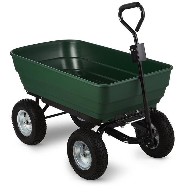 Nelipyöräkottikärry AB Polar 75 L 120 kg vihreä