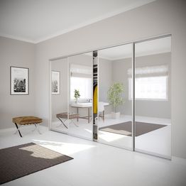 Liukuovi Nettiovi Lumo neljällä ovella alumiinikehys mittojen mukaan