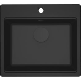 Keittiöallas Savo Nero 60, 570x510mm, Granitek, musta