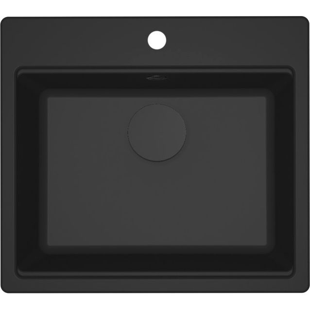 Keittiöallas Savo Nero 60, 570x510mm, Granitek, musta