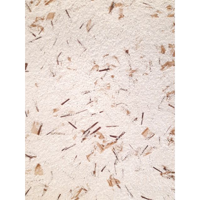 Nestemäinen kangastapetti Suomen Betonileimasin, TYP9-8, valkoinen/ruskea