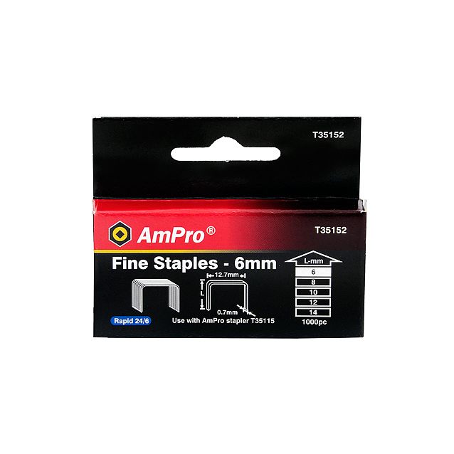 Niitti AmPro No. 24, 6 mm 1000 kpl