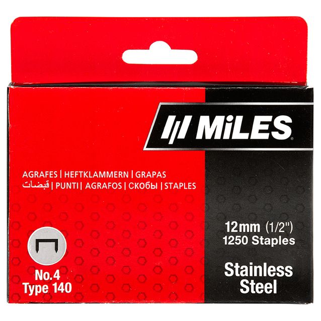 Niitti Miles No. 4 12 mm 1250 kpl rst