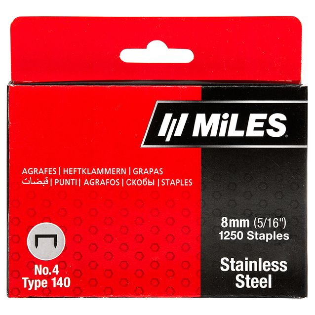 Niitti Miles No. 4 8 mm 1250 kpl rst