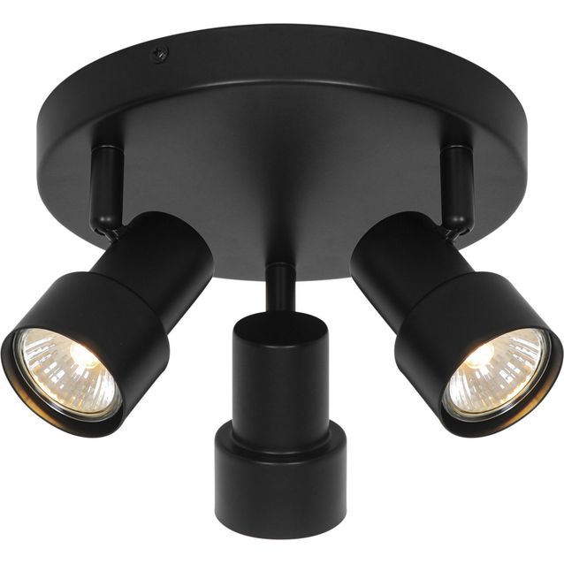 Kattovalaisin Nordlux Boston 3-osainen, musta