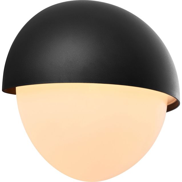 Seinävalaisin Nordlux Scorpius Round, musta, eri kokoja