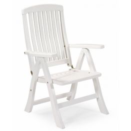 Nojatuoli Amelia säädettävä valkoinen