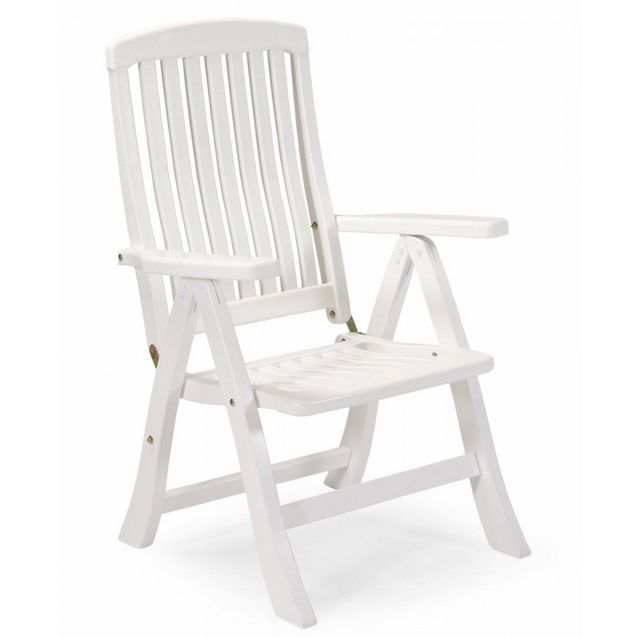 Nojatuoli Amelia säädettävä valkoinen