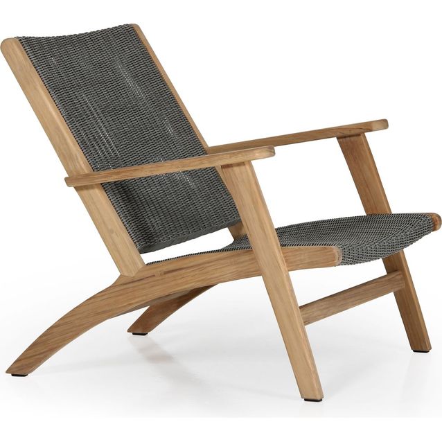 Nojatuoli Kira harmaa/tiikki