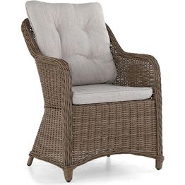 Nojatuoli Marcus ruskea-luonnonvalkoinen