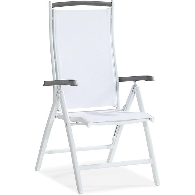 Nojatuoli Monaco säädettävä valkoinen