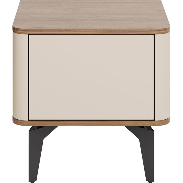 Yöpöytä Nomla AURENA AU10, 48x47 cm, ruskea/beige