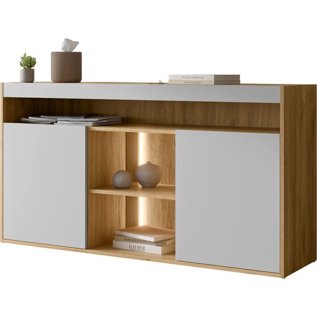Lipasto Nomla FIORE 150 2D, 151x79 cm, ruskea/harmaa
