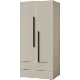 Vaatekaappi Nomla 2D2S LORIN REG 2, 90x195 cm, beige