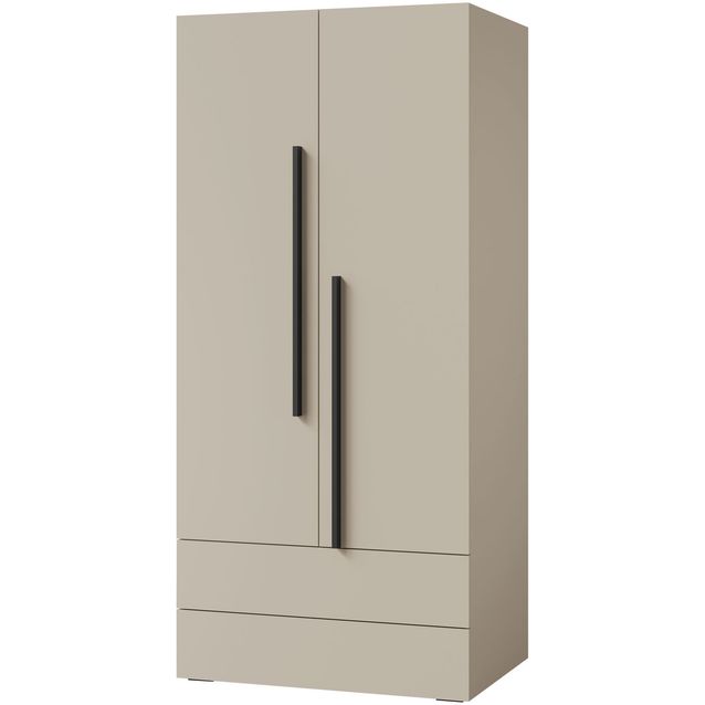 Vaatekaappi Nomla 2D2S LORIN REG 2, 90x195 cm, beige