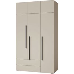 Vaatekaappi Nomla LORIN REG 1 3D2S + yläkaappi, beige