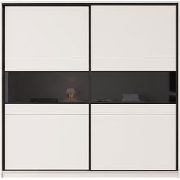 Vaatekaappi Nomla MANHATTAN, 226x220 cm, beige, liukuovilla