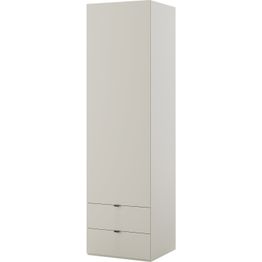 Vaatekaappi Nomla 1D2S WOOW WO-03, 60x216 cm, beige