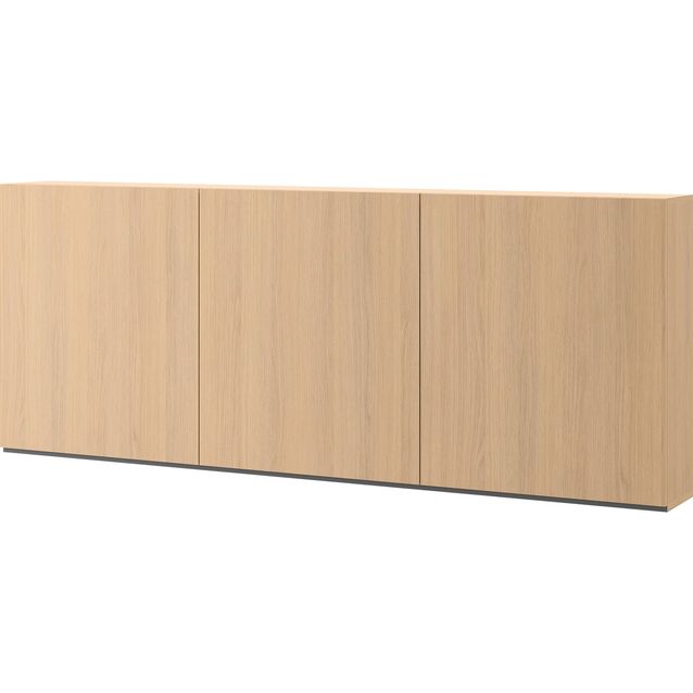 Seinäkaappi Nomla 3D WOOW WO-06, 210x82 cm, ruskea