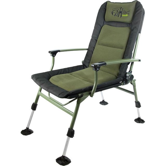 Retkituoli Norfin Corby, pehmustettu, oliivi/musta