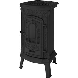 Valurautatakka NORDflam Berg, 7.5kW, 67kg, musta
