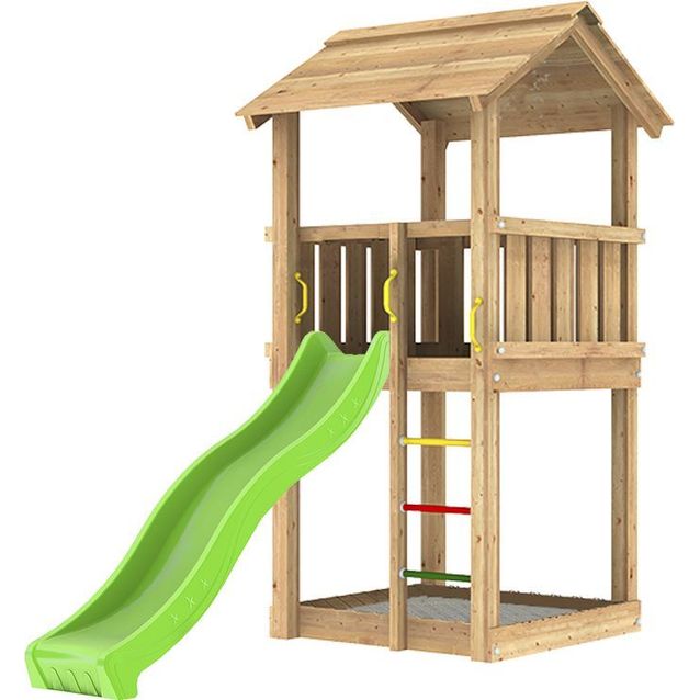 Leikkitornikokonaisuus Jungle Gym Casa 2.1, ilman liukumäkeä