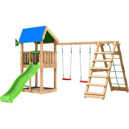 Leikkitornikokonaisuus Jungle Gym Home 2.1, 2-Climb Module 220, ilman liukumäkeä