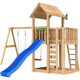 Leikkitorni Jungle Gym Mansion 2.1, 2-Swing Module 220, ilman liukumäkeä