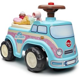 Potkuauto Falk Ice Cream mini van, säilytystila, ratti ja äänitorni