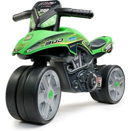 Leikkimoottoripyörä Falk Bud Racing, vihreä