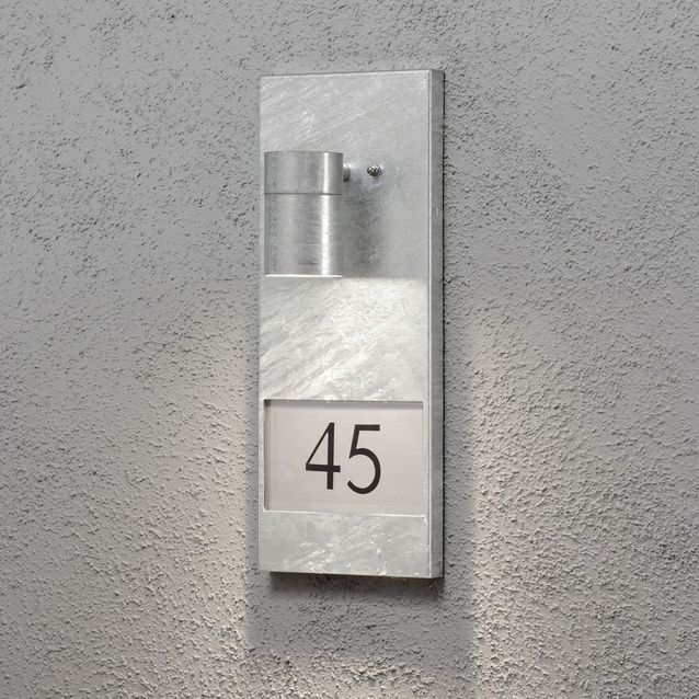 Numerovalaisin Modena 7655-320 160x110x410 mm sinkitty teräs