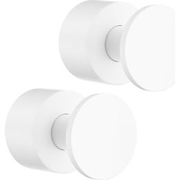 Nuppikoukkupari Smedbo House RX3455 valkoinen