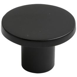 Nuppivedin Beslag Design Como Ø 26x18mm mattamusta